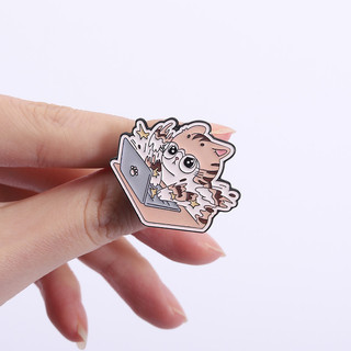 Huy hiệu động vật sáng tạo, đáng yêu cho văn phòng, thể hiện nhiều trạng thái cảm xúc công việc