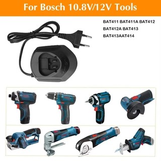 Bộ sạc pin Lithium-ion YMIFI, Phụ kiện máy mài điện cầm tay Bộ sạc ghế đa năng, 10.8 / 12V Thiết bị sạc nhỏ gọn Dụng cụ điện cho BosCh