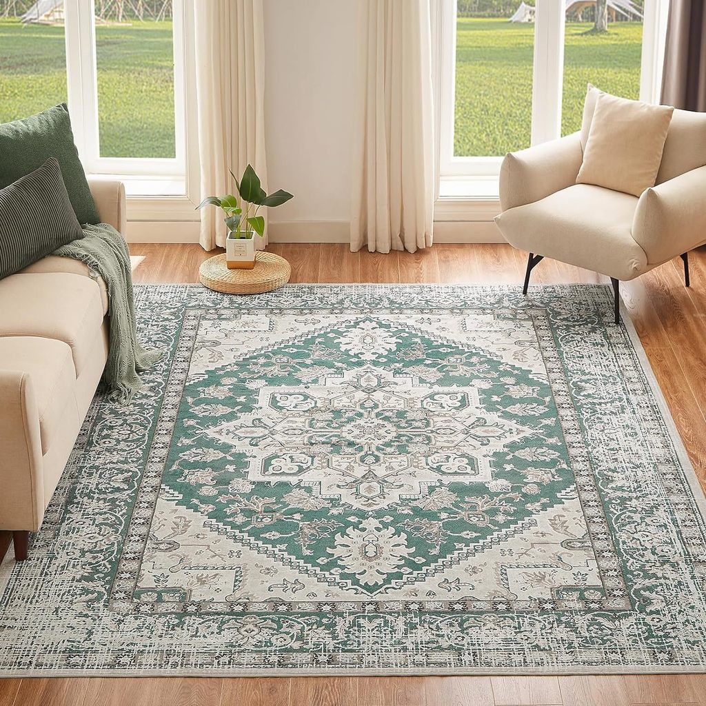 [Hàng sẵn] Thảm Ba Tư phòng khách chất liệu crystal velvet – Mềm êm, dễ lau chùi, trải sofa/bàn trà/phòng ngủ, decor nhà phong cách vintage