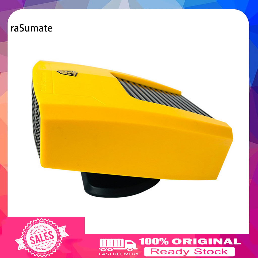 < rasumate > Máy sưởi ô tô 12V / 24V Làm nóng nhanh 2 trong 1 Xoay 360 độ Kính chắn gió ô tô rã đông Đồ dùng xe