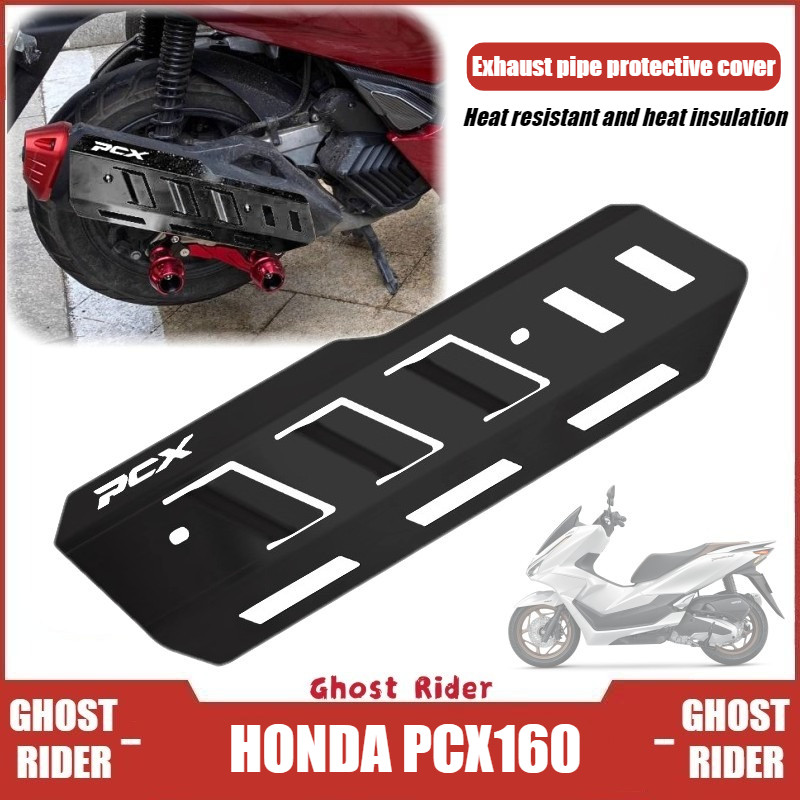 Dành cho Tấm chắn nhiệt xả HONDA PCX160 2022-2025 – Vỏ bảo vệ giảm thanh chống bỏng