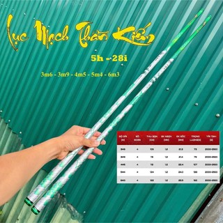 Cần Câu Tay Lục Mạch Thần Kiếm Xanh 5H-28i(Tặng Ngọn Phụ)