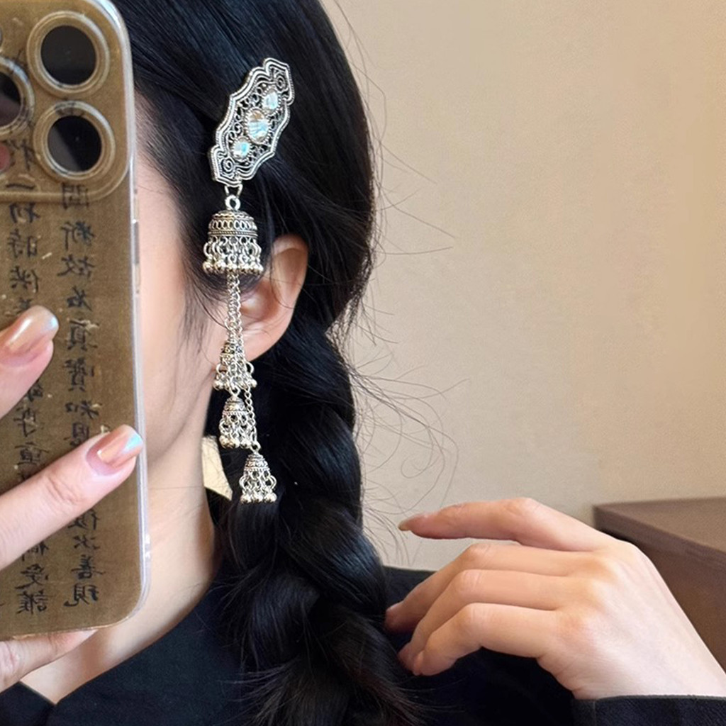 Kẹp Tóc Hafu có tua rua, phù hợp phong cách Hanfu