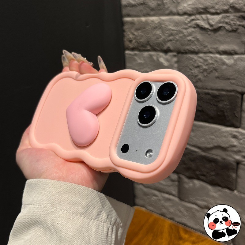 Ốp Điện Thoại Tình Yêu 3D Dễ Thương Cho Realme 13 12 11 Pro Plus NFC 12X 11X 5G 4G 12 + Vỏ Kẹo Màu Sóng ins Phong Cách Vỏ Mềm Chống Sốc
