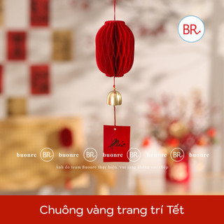 [HỎA TỐC HCM]Sỉ 10/20/30 Chuông vàng trang trí Noel,lễ Tết,chuông gió trang trí đèn lồng,thẻ giấy,phụ kiện handmade DIY