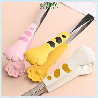 LEAFYHOME Kẹp Thực Phẩm, Kẹp Nướng Bánh Sandwich Hình Mèo Kẹp Bữa Ăn, Dụng Cụ Nhà Bếp Bằng Thép Không Gỉ Thịt Nướng Lưỡi