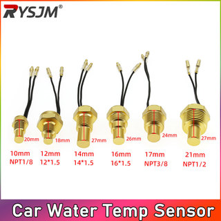 Cảm biến nhiệt độ nước ô tô đa năng 12V / 24V 1 / 8NPT 3 / 8NPT 1 / 2NPT Cảm biến nhiệt độ nước 10MM 12MM 14MM 16MM 17MM 21MM