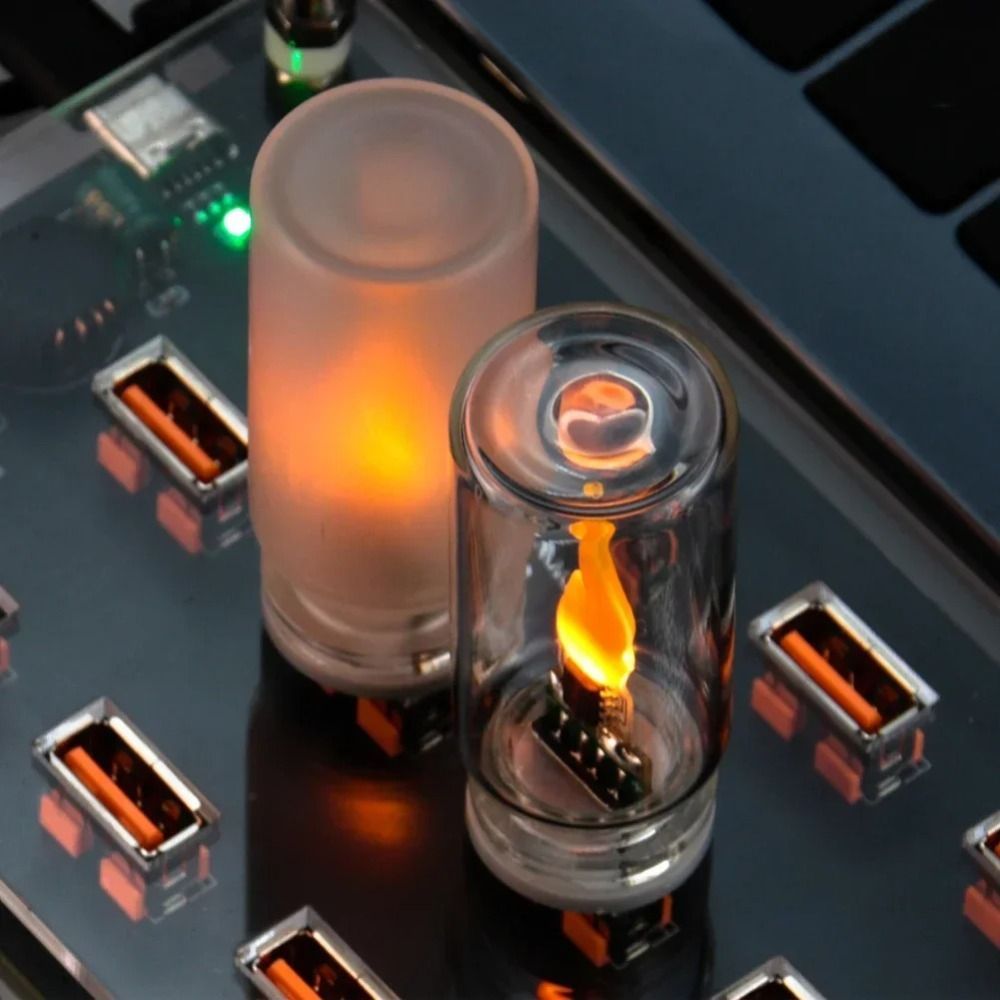 Đèn LED USB GETVOW cho ô tô, thiết kế ABS 5V, dùng làm đèn ngủ và trang trí nội thất