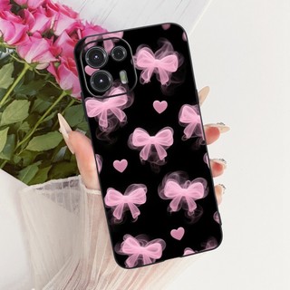 Vỏ Mới Cho Motorola Edge 20 Lite / Edge 20 Fusion Ốp Điện Thoại XT2130-1 Hoa Bướm Thời Trang Mềm Màu Đen TPU Silicone Cover