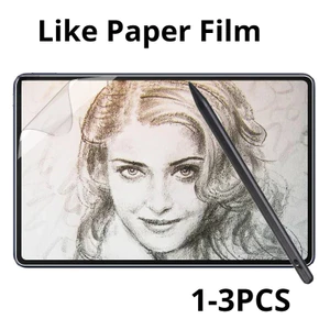 1-3 Chiếc Giấy Cảm Giác Màn Hình Miếng Dán Bảo Vệ Cho Huawei MediaPad M5 Pro 10.8 lite 10.1 8 8.4 Matte Like Paper Film Cho Huawei MediaPad M5Pro M5lite Phim Mờ Chống chói