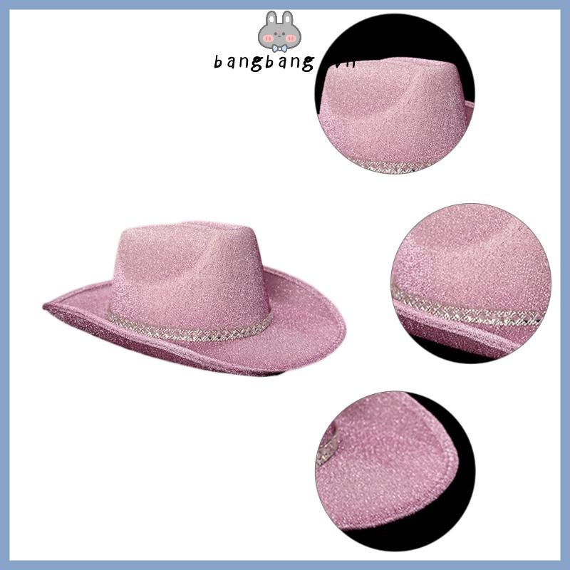 Mũ Cowboy Fedora Phong Cách Western, Thích Hợp Cho Party và Hàng Ngày