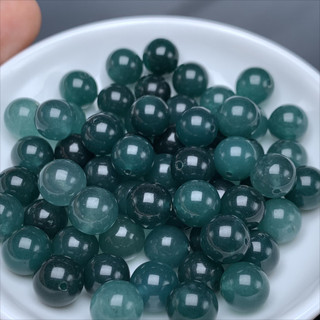 Cao Đá Ngọc Xanh 10mm - 20 Chiếc Hạt Tròn Rời, Perfect Cho Tự Làm Vòng Tay