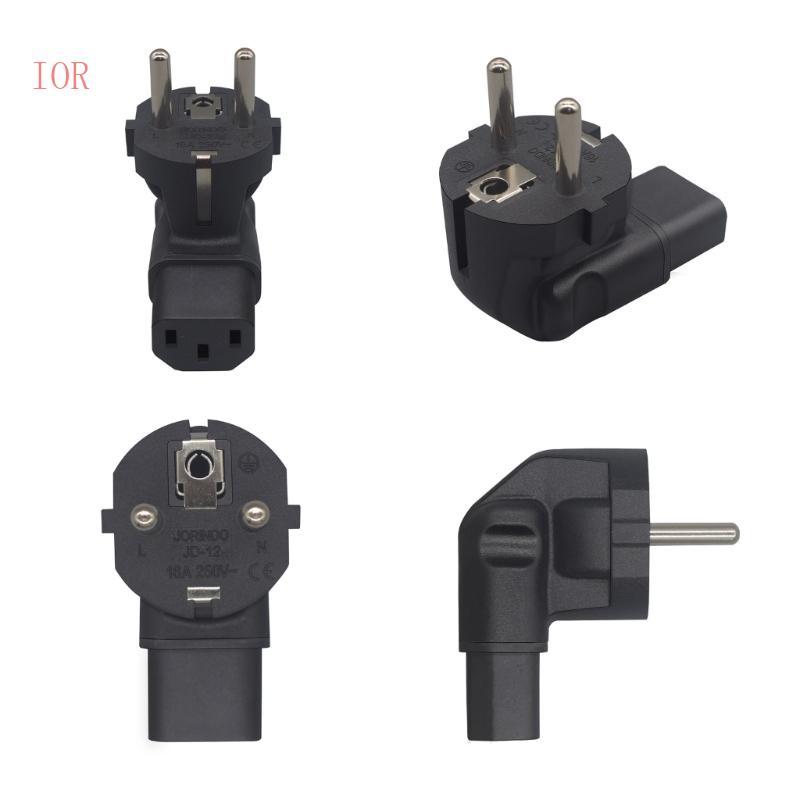 IOR EU4 8 Châu Âu 2 Prong Cắm vào IEC320 C13 Bộ Chuyển Đổi Nguồn Cho PC Laptop Receptacle