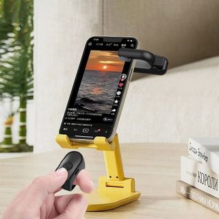 YOLOGO Page Turner Remote, Máy quay trang sách điện tử 2 trong 1 nhẹ, Máy kích hoạt bản ghi ABS từ xa để đọc sách điện tử Kindle