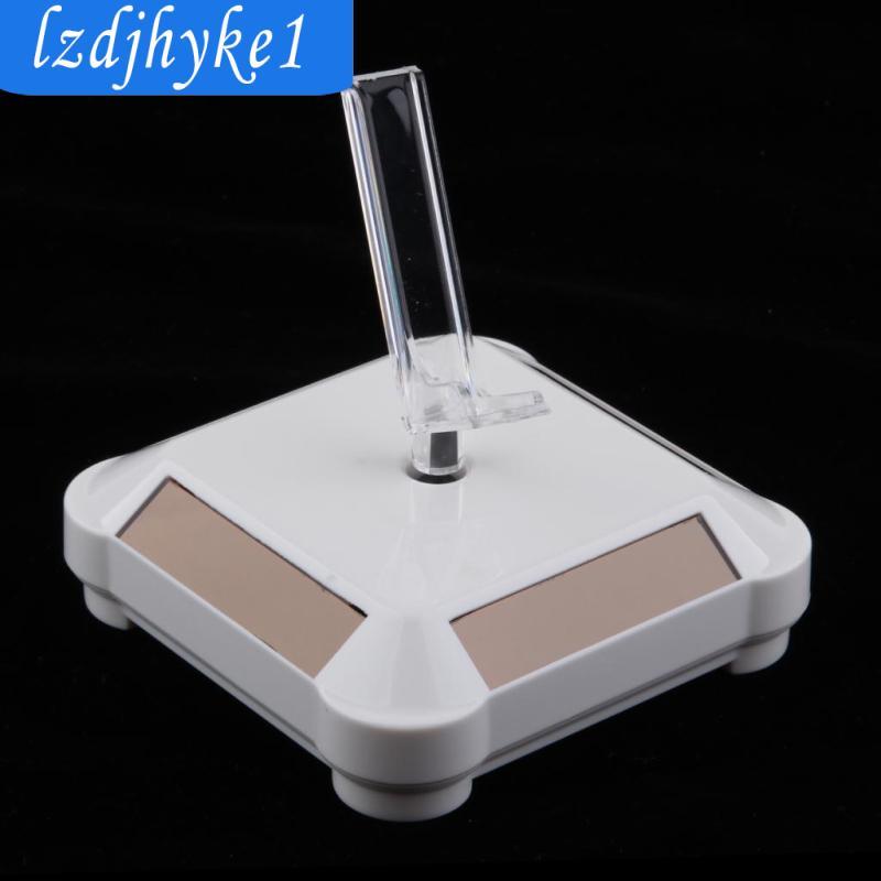 Xoay 360 Độ Loại Bàn Xoay Chạy Bằng Năng Lượng Mặt Trời Đế Trang Sức Điện Thoại MP4