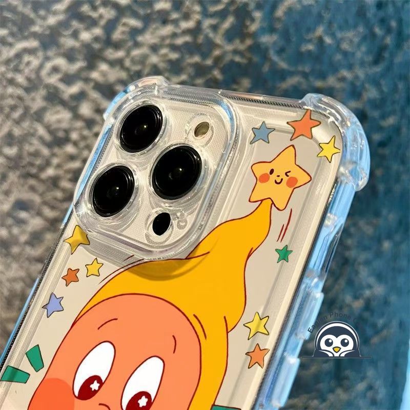 Ốp Điện Thoại Bé Ngôi Sao Ngủ Dễ Thương Cho Samsung Galaxy M62 M56 M55 M54 M53 M52 M51 M44 M42 M40 M36 M35 M34 M33 M32 M31S M31 Prime M30S M30 4G 5G Vỏ Hoạt Hình Lấp Lánh Trong Suốt Bìa Mềm