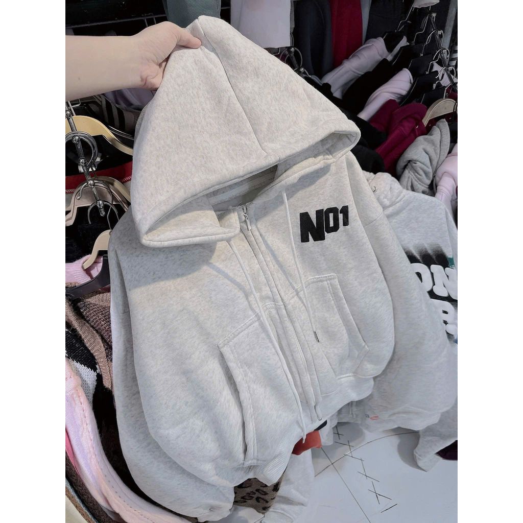 [ Rẻ Vô Địch ] Áo Khoác Nỉ Nam Nữ Form Rộng unisex có khoá kéo phong cách -phongg3158