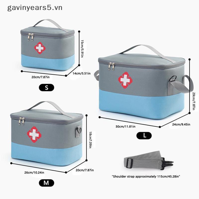 # gavin # Túi đựng thuốc dung tích lớn Bộ y tế di động Bộ dụng cụ sơ cứu tại nhà Túi sinh tồn Túi khẩn cấp cho ô tô.