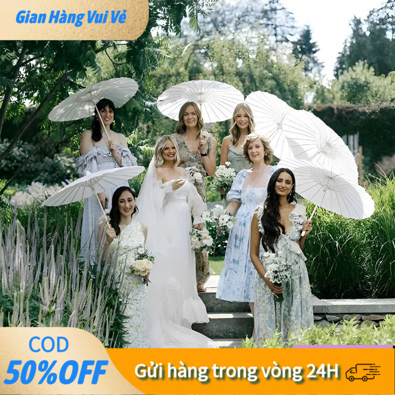 [COD]Ô Dù Giấy Cổ Trang Trung Quốc – Phụ Kiện Chụp Ảnh, Dùng Làm Đạo Cụ Đám Cưới, Decor Sân Khấu Trung Hoa