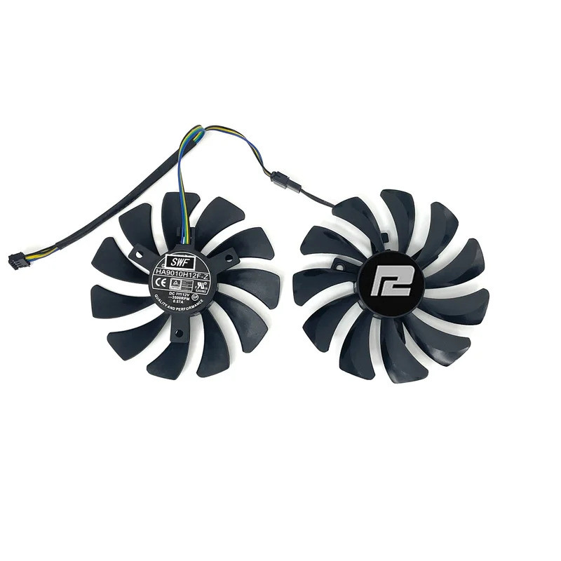 Mới 85mm Quạt Làm Mát Cho Powercolor RX 6700 6650 6600 XT RX 5700 5600 XT V2 Fighter Card Đồ Họa Quạt Làm Mát