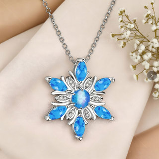 Vòng cổ bông tuyết nhiều màu sắc, phụ kiện thời trang cho nữ, phù hợp làm quà tặng Giáng sinh