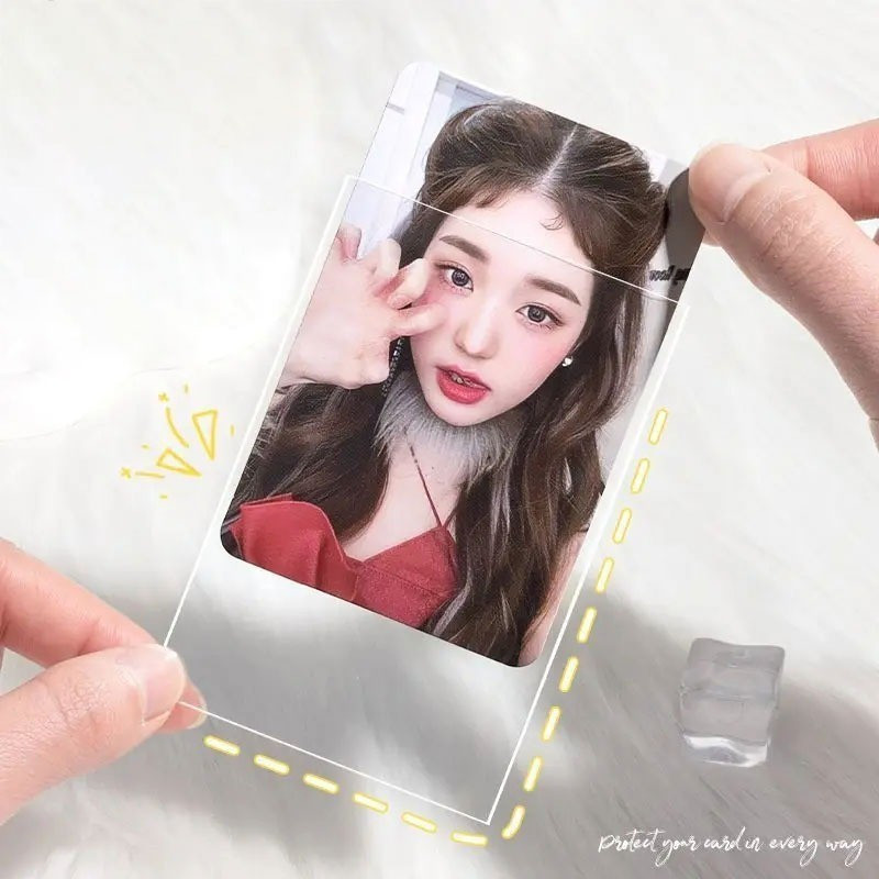 50 / 100 / 150 Cái Tay áo thẻ mềm trong suốt / Thẻ bóng chày bằng nhựa & Bảo vệ hình ảnh Kpop