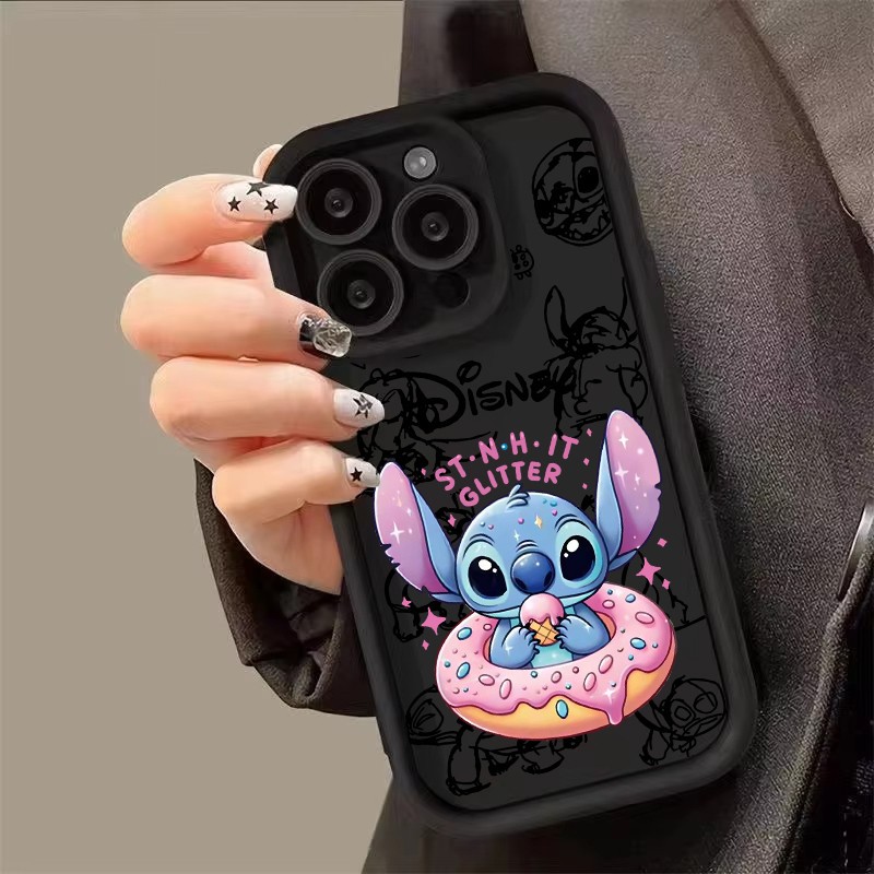 Tương thích với Infinix Smart 9 10 Plus Hot 60i 50i 30i 50 60 Pro + Phoen Case Kem Drink Stitch Print Silicone Soft Cover