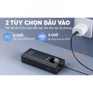 Sạc dự phòng NOHON NX-65W 26800mAh • Hỗ trợ sạc nhanh PD 65W Max cho Laptop, điện thoại thông minh - ONEMAX