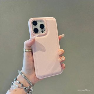 Ốp Điện Thoại Thích Hợp Cho iPhone X XS XR XSMAX 11 12 13 14 15 16 17 Pro max Plus Air Thu Đông Túi Trống Kết Cấu Da Vỏ Bảo Vệ Chống Sốc Bao Gồm Tất Cả KBVD