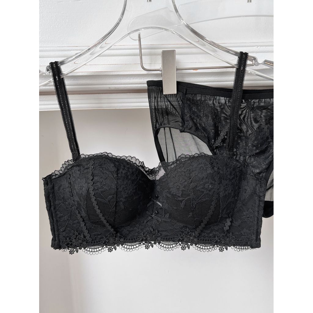 Ren Dày Ống Top Quần Lót Nữ Vú Nhỏ Push-Up Áo Ngực Gợi Cảm