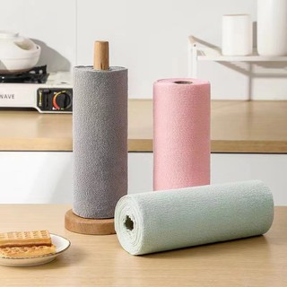 (SẴN) Cuộn Khăn Vải Lau Bếp Chống Dầu Mỡ Siêu Thấm Hút, Khăn Lau Bếp Đa Năng Tái Sử Dụng Nhiều Lần