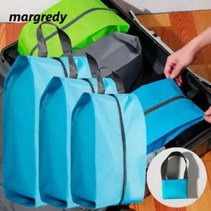 Túi đựng giày MARGREDY vải Polyester, chống bụi nước, dung tích lớn, khóa kéo, tổ chức công tác