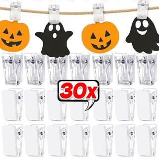 10 / 20 / 30 Cái Kẹp Trong Suốt Dính Đa Năng - DIY Treo Tường Poster Giấy Nhựa Kẹp Cố Định Đồ Dùng Học Sinh