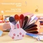 JUIC DIY Giấy Động Vật Bộ, Trang Trí Bàn Làm Việc Sáng Tạo Động Vật Dễ Thương Origami Papercraft Bộ Dụng Cụ, Handmade Người Yêu Động Vật Origami Giấy Mèo