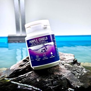 Bột tím sát khuẩn cho cá PURPLE SHIELD tinh khiết, cải thiện chất lượng nước hồ cá