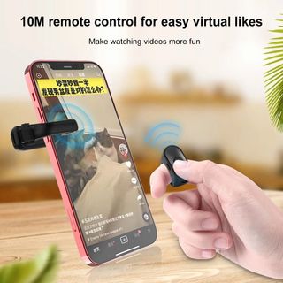 YOLOGO Page Turner Remote, Máy quay trang sách điện tử 2 trong 1 nhẹ, Máy kích hoạt bản ghi ABS từ xa để đọc sách điện tử Kindle