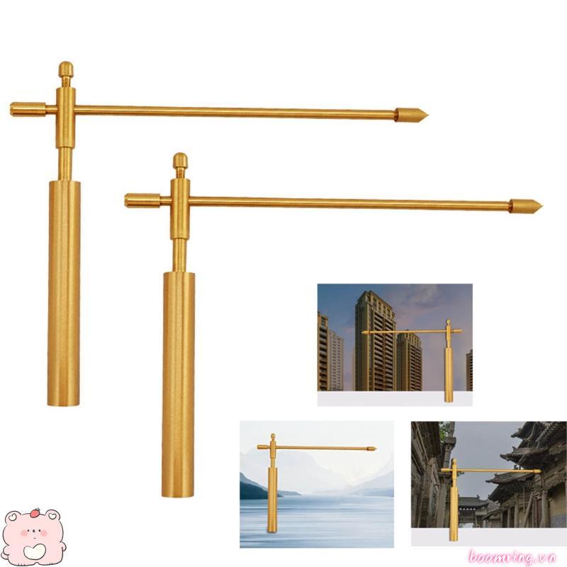 Boom Portable Dowsing Rods Dụng cụ phân chia phong thủy Máy dò trang sức năng lượng nước