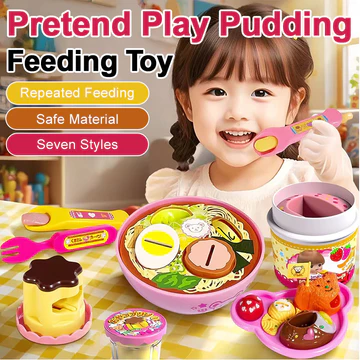 🔥Giá sốc🔥Bộ đồ ăn làm bánh pudding đồ chơi giả vờ đồ chơi cho ăn/Đồ chơi cho gấu ăn bánh pudding / Bộ đồ chơi hộp cơm bento / Đồ chơi đóng vai / Đồ chơi giáo dục sớm / Đồ chơi cho ăn thạch bánh puddin