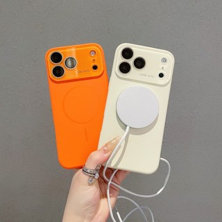 Dành Cho iPhone 17 pro max Vỏ Bảo Vệ Màn Hình, Cho iPhone 17 Vỏ Điện Thoại 16 15 14 Vỏ Silicon Lỏng Từ Tính Có Chống Sốc