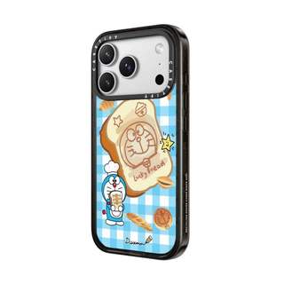 CASECASE X Doremon Memory Bread Black Edge Clear Hard Từ Hút Tác Động Dành Cho Apple IPhone 12 13 14 15 16 17 Pro Max Air Plus Có Hộp