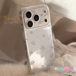 Cho IPhone 17 11 12 15 14 16 13 Pro Max XR X XS Max 8 16 15 7 14 Plus SE 2020 Air Ốp lưng điện thoại hình gấu dễ thương