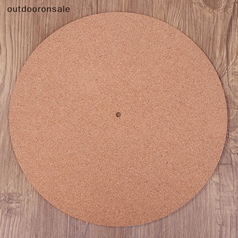 [outdooronsale] Record Pad Soft Cork Thảm chống tĩnh điện Tấm trượt bàn xoay 300mm Phụ kiện máy quay đĩa, MỚI. FSI
