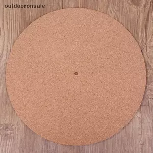 Record Pad Soft Cork Thảm chống tĩnh điện Tấm trượt bàn xoay 300mm Phụ kiện máy quay đĩa, MỚI. FSI