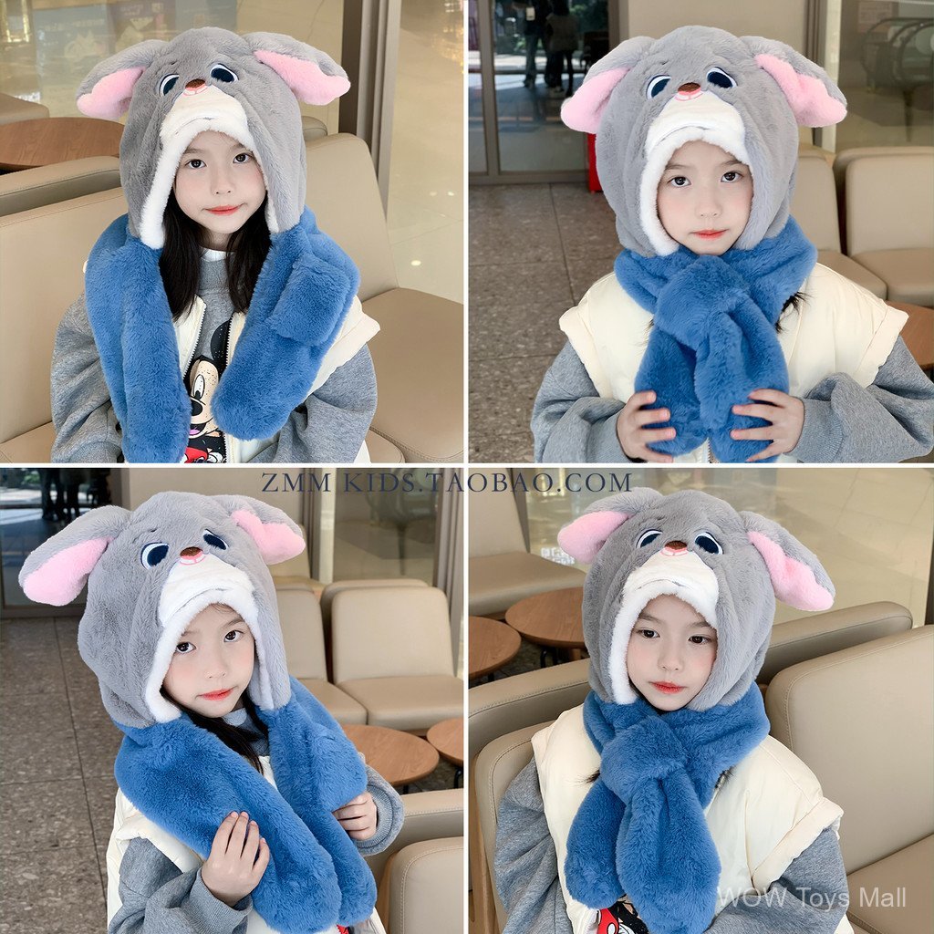 Hàng sẵn có - Khăn quàng cổ và mũ thỏ Cảnh sát Judy từ Crazy Zoo 2025, phù hợp làm quà tặng sinh nhật cho bé gái