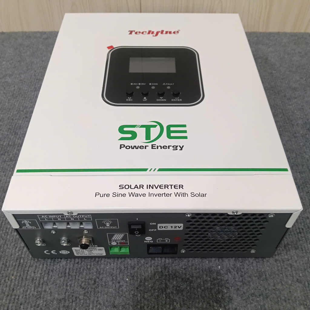 BIẾN TẦN Techfine Solar Inverter 12V 1.2KW /1500VA- MODEL STE1512AP ...