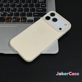 Vỏ Cho IPhone 17 11 16 13 14 12 15 Pro Max X XS Max XR 15 14 16 Plus Air Mẫu Kẹo Màu Đơn Giản Mẫu Da Màu Mềm