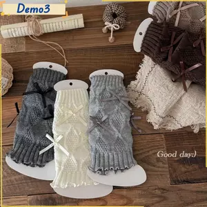 Ấm chân, Tất dày giữa bắp chân màu trơn, Quà tặng tất ống giữa Lolita dệt kim Harajuku