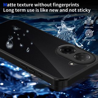 Dành Cho Xiaomi POCO C71 4G Ốp điện thoại Cứng Mờ Da-Cảm Giác Mềm Khung TPU Chống Sốc Mỏng Vỏ