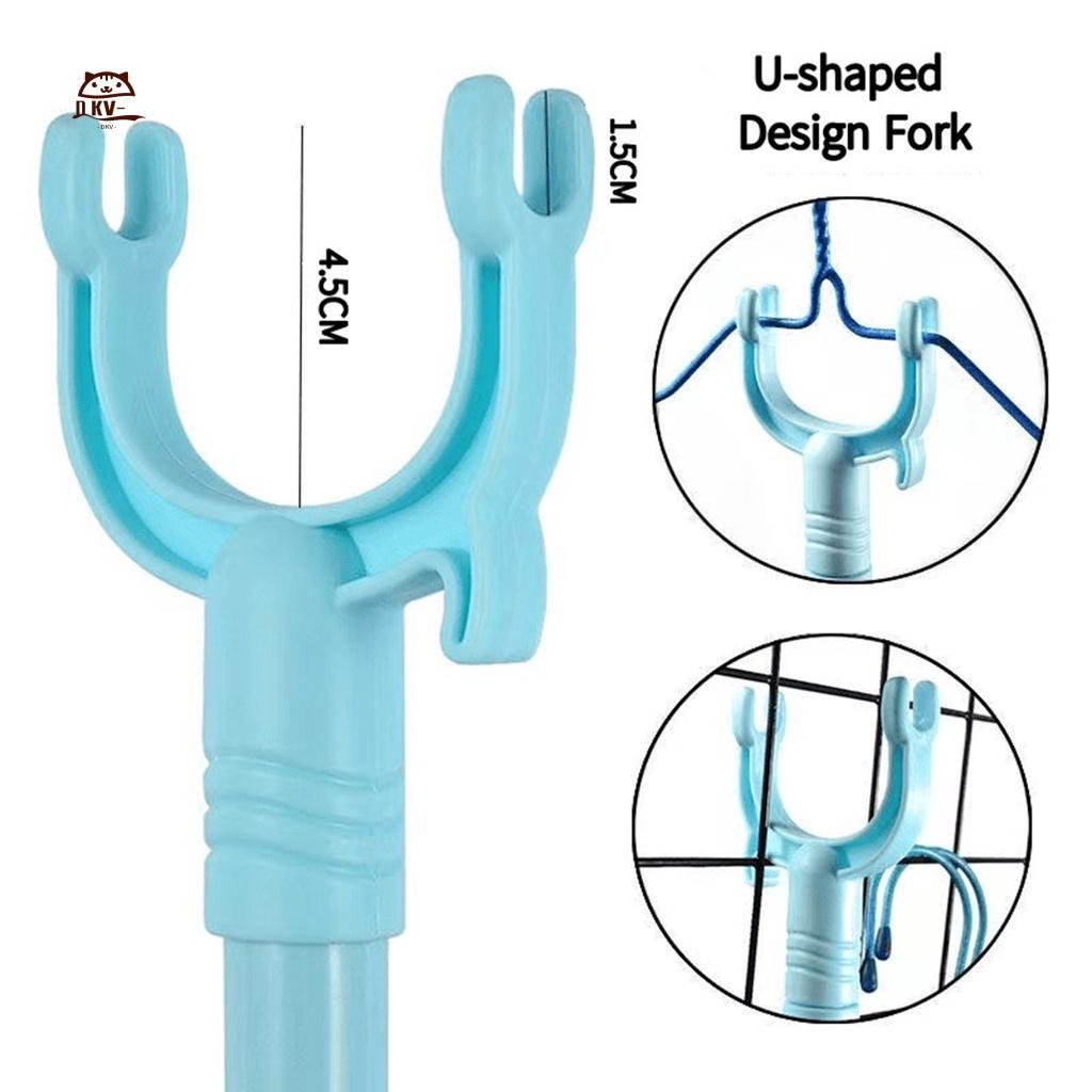 Móc quần áo hình chữ U có thể điều chỉnh - Phuộc ray cực để chọn quần áo