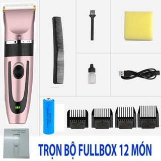 2026 bộ 10 món Tông Đơ Cắt Tóc-Đầu Sạc USB-chất lượng cao cạo lông có thể sạc lại dùng cho cả người và thú cưng